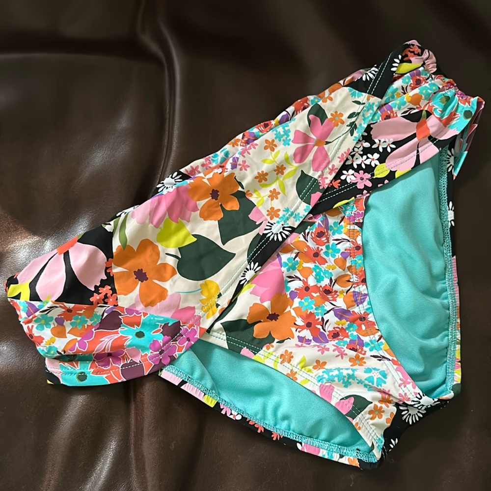 NWOT Bleu Rod Beattie Floral Bikini Bottoms